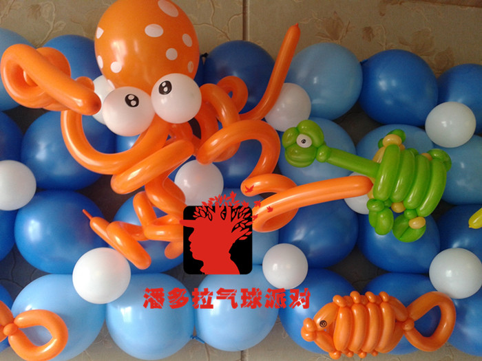 洛阳气球－潘多拉生日派对24号前门烤鸭店豪豪生日