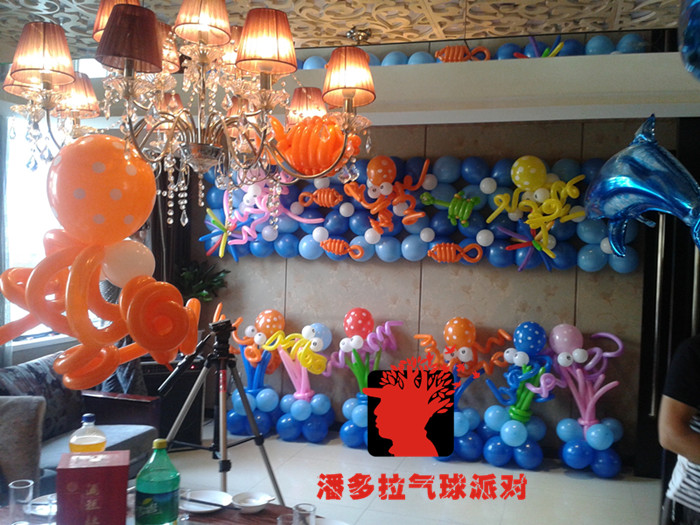 洛阳气球－潘多拉生日派对24号前门烤鸭店豪豪生日