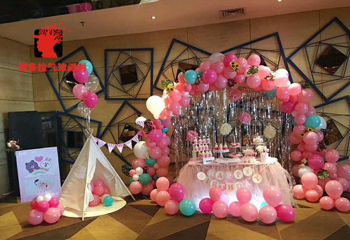 洛阳气球—潘多拉生日派对洛阳大酒店满月宴